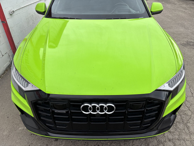 2019 Audi Q8 TECHNIK | QUATTRO | LIME GREEN WRAP | 22 INCH WHEEL in Cars & Trucks in Calgary - Image 2