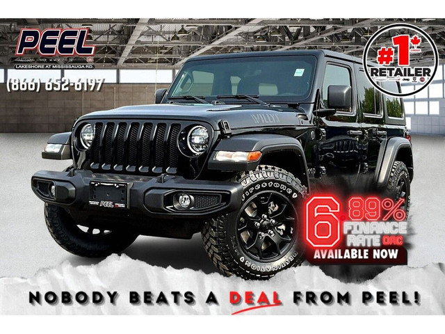 2023 Jeep Wrangler Willys 4Dr | Cold Weather | Alpine | NAV | 4X in Cars & Trucks in Mississauga / Peel Region