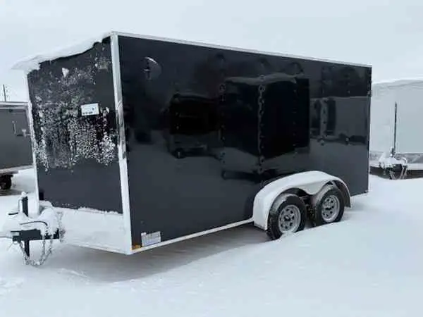 FOREST RIVER ULAFT 7X14 TANDEM AXLE RAMP DOOR-ECON in Cargo & Utility Trailers in Peterborough - Image 3