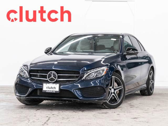 2017 Mercedes-Benz C-Class C 300 AWD w/ Nav, Power Moonroof, Rea in Cars & Trucks in Ottawa