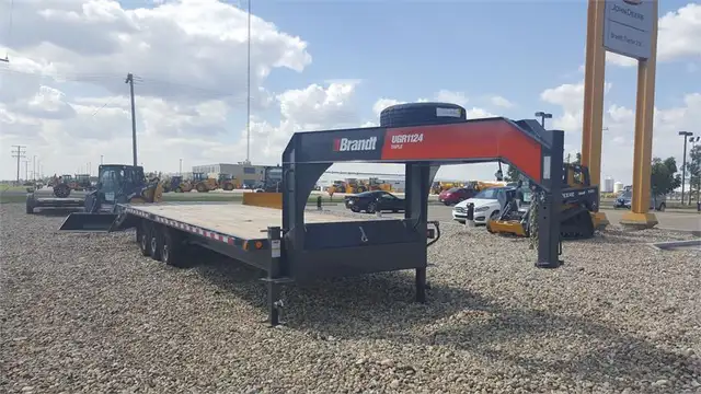11-Ton, 24' Deckover Flatbed Trailer Brandt UGR1124 in Cargo & Utility Trailers in Mississauga / Peel Region - Image 3