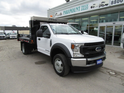  2022 Ford F-550 DIESEL REG CAB 4X4 WITH 12 FT STEEL DUMP BOX