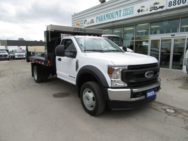  2022 Ford F-550 DIESEL REG CAB 4X4 WITH 12 FT STEEL DUMP BOX in Cars & Trucks in Markham / York Region