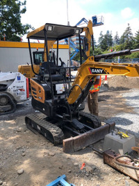 2024 SANY SY 16C Mini Excavator- Financing available