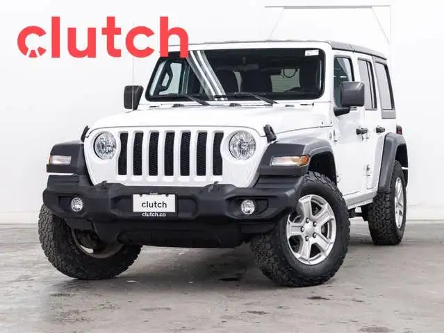 2019 Jeep Wrangler Unlimited Sport S 4x4 w/ Apple CarPlay & Andr in Cars & Trucks in Ottawa - Image 2