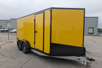  2023 Canadian Trailer Company 7x14 V Nose Cargo Trailer Aluminu