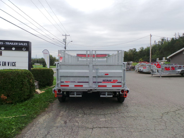 2024 N&N GALVANIZED 82X16' TRI-AXLE GOOSENECK DUMP TRAILER in Cargo & Utility Trailers in Fredericton - Image 4