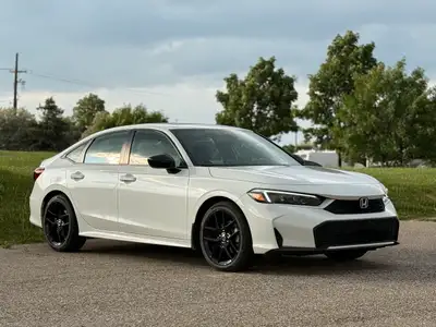 EXCEPTIONALLY CLEAN 2025 HONDA CIVIC SPORT HYBRID CLEAN CARFAX ADAPTIVE CRUISE NO ACCIDENTS BACKUP C...