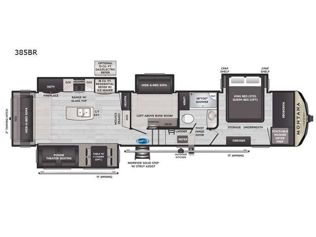 2022 Keystone RV Montana High Country 385BR in Travel Trailers & Campers in Red Deer - Image 2
