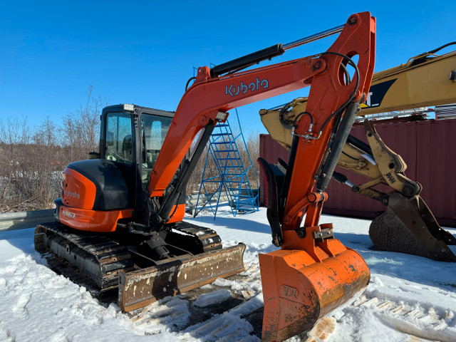 2013 KUBOTA KX163-5 Excavator with Hydraulic Thumb and 2 Buckets in Heavy Equipment in Sudbury - Image 2