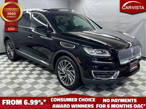 2019 Lincoln Nautilus Reserve AWD - NO ACCIDENTS/PANO ROOF/REMOTE START