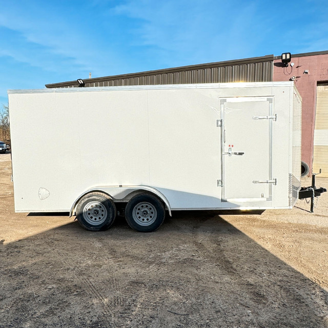 2024 WEBER LANE 7X16 CONTRACTOR SERIES 6" EXTRA HEIGHT RAMP DOOR in Cargo & Utility Trailers in Oakville / Halton Region - Image 3