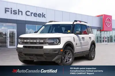 ==== 2024 Ford Bronco Sport Big Bend AWD -- 181 HP | Locally Acquired | Rugged, Practical & Ready fo...