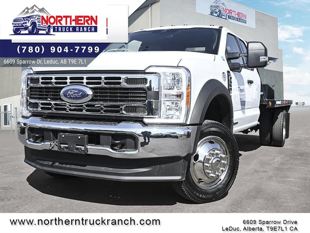 2023 Ford F-550 Chassis XLT F550 Extended Cab 4x4 Flat Bed Tr... in Cars & Trucks in Edmonton
