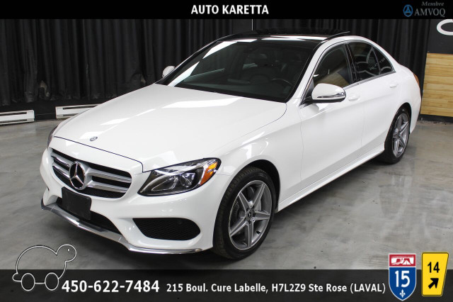 2017 Mercedes-Benz C-Class C300 4MATIC AMG SPORT PACK/PANORAMIC/ in Cars & Trucks in Laval / North Shore
