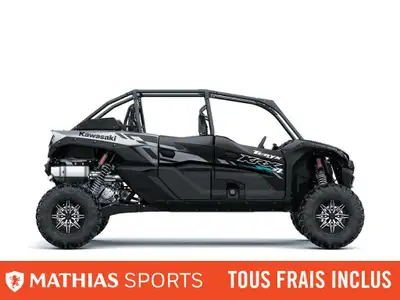 Concessionnaire des véhicules neufs et d'occasion. Côte à côte KAWASAKI TERYX KRX4 1000 2025 Partage...