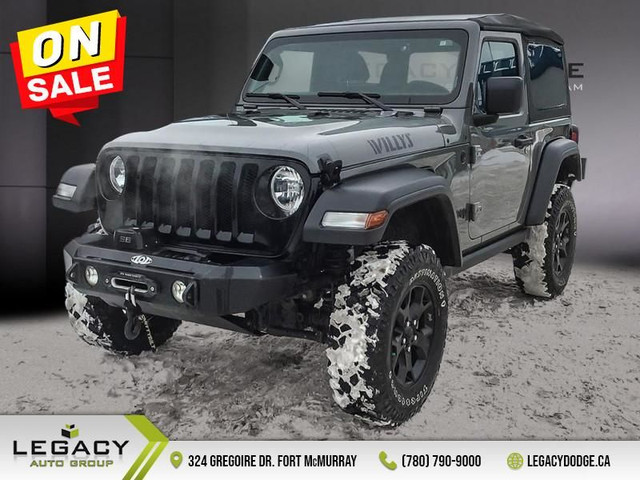 2021 Jeep Wrangler Willys Sport - $132.61 /Wk in Cars & Trucks in Fort McMurray