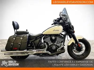 2022 Indian Super Chief 2022 INDIAN SUPER CHIEF ABS 5405 KM ÉQUIPEMENTS: - SACOCHES - DOSSIER PASSAG...
