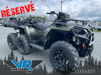 VR Thetford Paiement à partir de 0$/sem. + TX. 2025 Polaris Sportsman 6X6 570 Rabais Polaris: 750$ C...