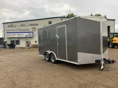 USED 16' CARGO TRAILER LOCATED IN NISKU, AB ...FINANCING & LEASING AVAILABLE ON EVERY UNIT... WHOLES...