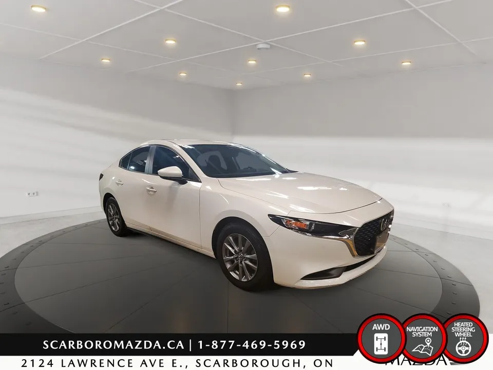 2021 Mazda Mazda3 GS GS|AWD|CPO FIN@4.8%|NAV|NEW BRAKES|SEDAN|LO