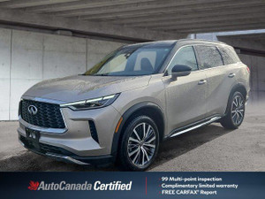 2022 Infiniti QX60 Autograph | 3.5L | Massaging Seats | Adaptive Cruise | 2 Sets of Tires | Brown Interior | Low KMs!