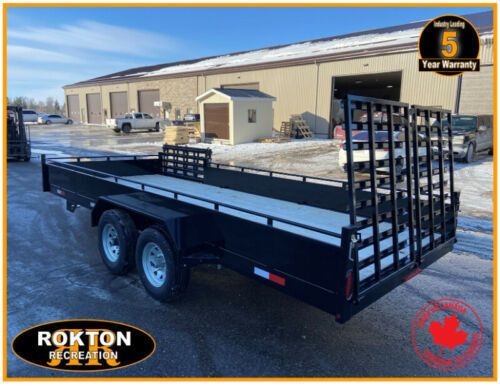 2024 7 x 16 Landscape trailer with side load gate tandem 3500 lb in Cargo & Utility Trailers in Mississauga / Peel Region - Image 4