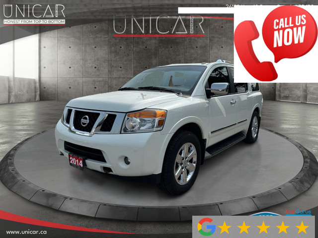 2014 Nissan Armada 4WD Platinum Edition 7 Passengers Parking Sen in Cars & Trucks in Markham / York Region - Image 3
