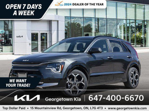 2025 Kia Niro IN-STOCK! SX 4.8L/100KM ROOF HK SND HUD NAV SFTY
