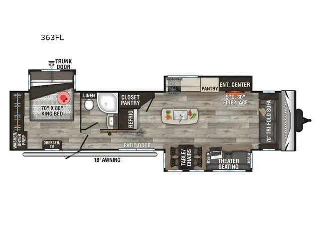 2023 KZ Sportsmen 363FL in Travel Trailers & Campers in Truro - Image 43