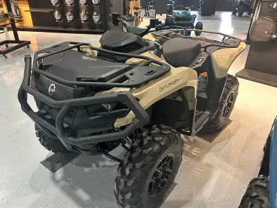 2025 CAN-AM OUTLANDER PRO XU HD5 ATV STOCK #A107869 40HP ROTAX ACE ENGINE pDRIVE CVT TRANSMISSION SE...