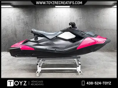 2016 SEA-DOO SPARK 2UP 2016 SEADOO SPARK 2UP 60 HP MOTEUR 90 HP AVEC MODE SPORT MODÈLE NON IBR COFFR...