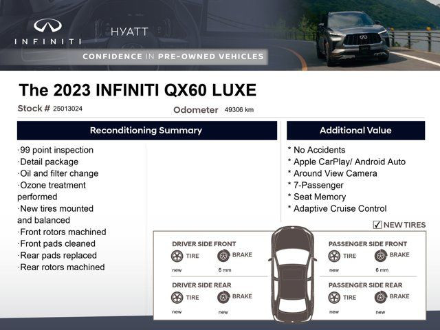 2023 INFINITI QX60 LUXE - Apple CarPlay | 360 in Cars & Trucks in Calgary - Image 2