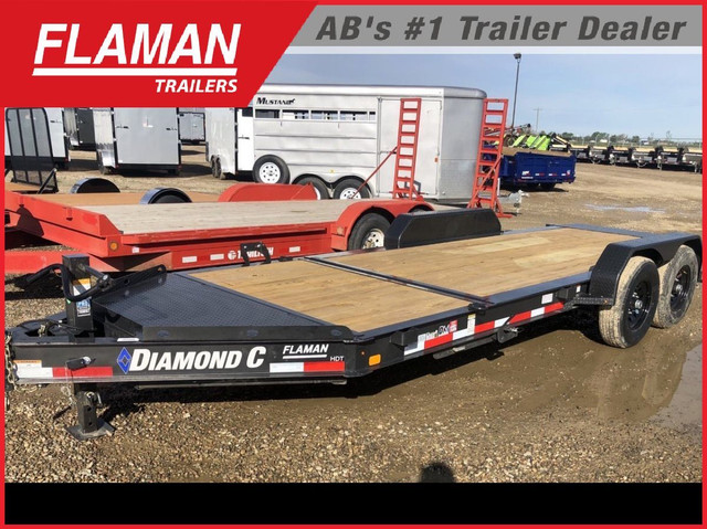 2024 Diamond C HDT207 Flatdeck Car Hauler Trailer in Cargo & Utility Trailers in Medicine Hat