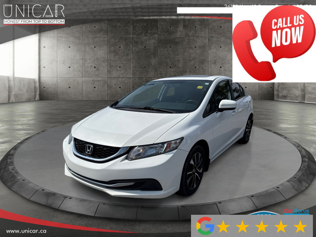 2015 Honda Civic Sedan EX Sunroof Backup Cam Bluetooth A/C Cruis in Cars & Trucks in Markham / York Region - Image 3