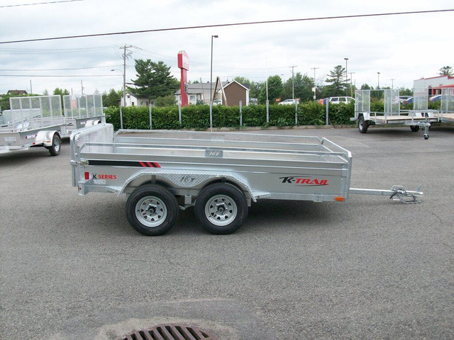  2024 K-Trail 66in. X 123in. 2 ESSIEUX PANEAU OUVRANTET RAMPE VT in Cargo & Utility Trailers in Laval / North Shore - Image 4