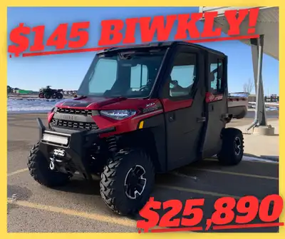 PAYMENTS AS LOW AS $145 BI-WEEKLY! GREAT CONDITION! THE MOST CAPABLE SIX-PERSON UTILITY SIDE-BY-SIDE...