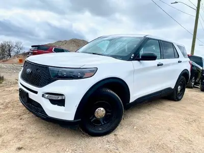 2020 Ford Explorer interceptor (former police SUV) AWD 3.3L 6 cylinder with 5 seats , All Possible O...