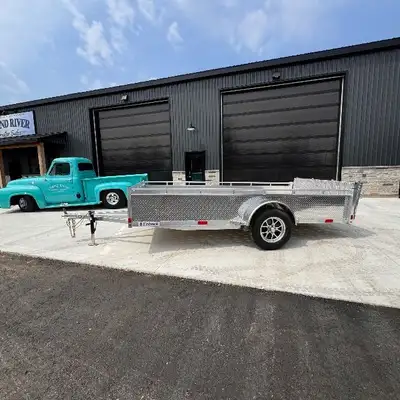 Grand River Trailer Sales Cargo, utility Aluminum cargo 6x10 Single Axle utility Trailer Aluminmum w...