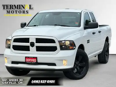 ♦️ CERTIFIED ♦️ 2 YEARS WARRANTY INCLUDED ♦️ QUAD CAB ♦️WHITE EXTERIOR WITH BLACKOUT PACKAGE♦️ WORK-...