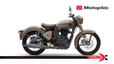 Classic 350 Signals Royal Enfield est une marque fabricant des motos depuis 120 ans. Ces motos légen...