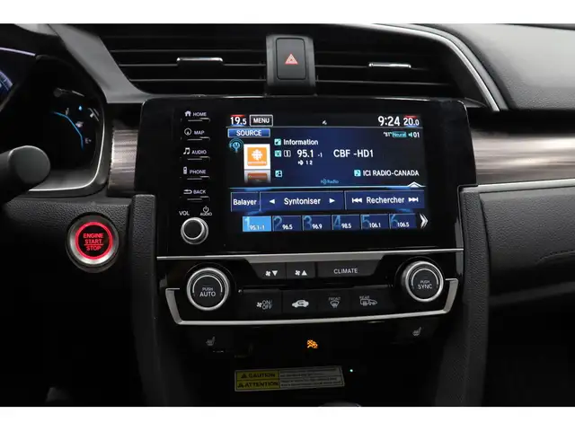 2019 Honda Civic Sedan TOURING, CUIR, DEMARREUR, TOIT, SIEGES CH in Cars & Trucks in Longueuil / South Shore - Image 27