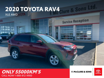 2020 Toyota RAV4 XLE Low kilometres