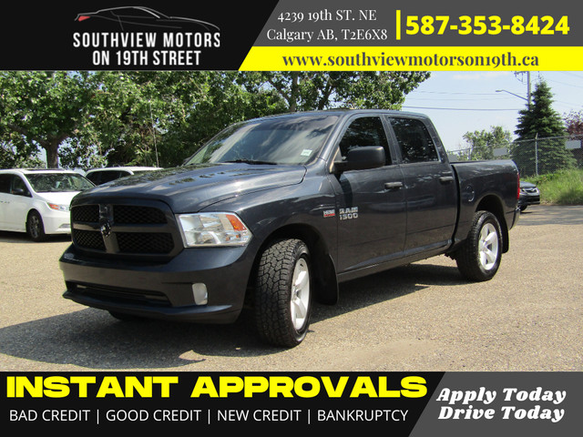 2017 RAM 1500 CREW CAB-4X4-B.UP CAM *FINANCING AVAILABLE in Cars & Trucks in Calgary