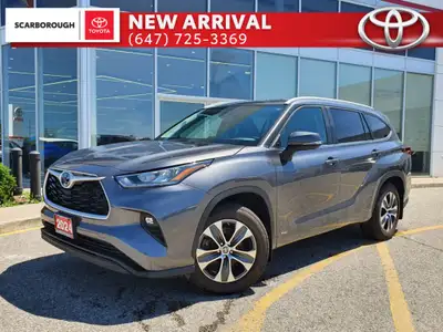 Check out this 2024 Toyota Highlander Hybrid XLE AWD with 49,589 KMS, finished in a sleek Grey exter...