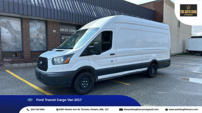 2017 Ford Transit Cargo Van T-350 148" EL Hi Rf 9500 GVWR Slidin