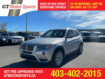  2013 BMW X3 AWD xDrive35i | LEATHER | MOONROOF | $0 DOWN 