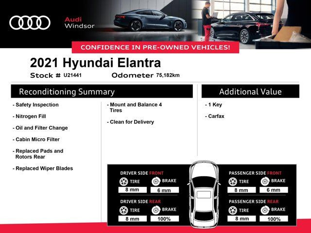 2021 Hyundai Elantra Preferred in Cars & Trucks in Windsor Region - Image 4