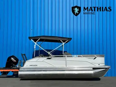 Bateau Ponton ARMADA SAPHIR 21SB 2025 Concessionnaire de bateaux et pontons neufs et d'occasion Math...