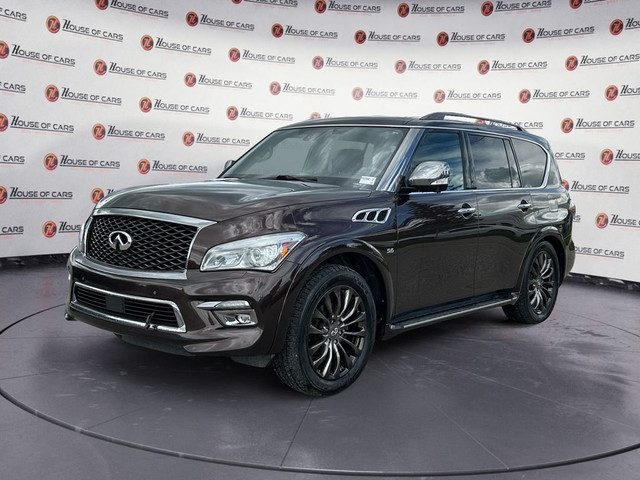 2015 Infiniti QX80 7 Passenger / Heated and Cooled Leather seats in Cars & Trucks in Calgary